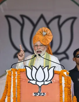 In Pics: PM Modi Out On Election Rally Spree, Lists His Governmentâ€™s Achievements