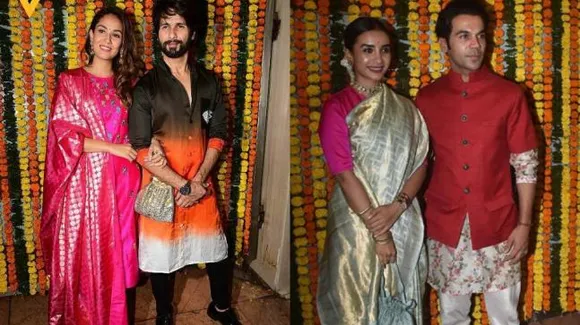 Shahid Kapoor, Mira Rajput, Rajkummar Rao And Others Attend Ekta Kapoorâ€™s Diwali Bash