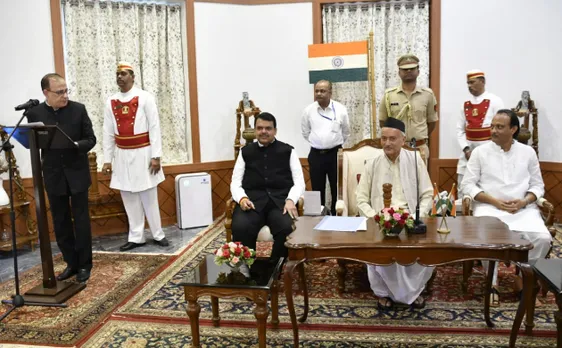 Maharashtraâ€™s Maha Drama: Devendra Fadnavis, Ajit Pawar Sworn In As CM, Deputy CM â€“ In Pics