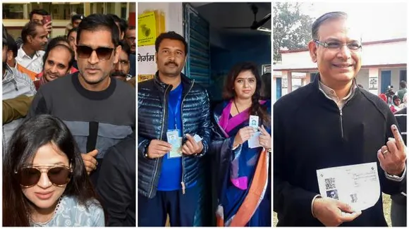 Jharkhand Assembly Elections 2019: MS Dhoni, Yashwant Sinha And Others Cast Their Vote