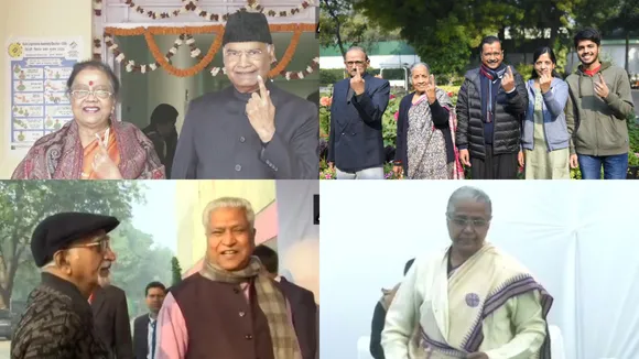 In Pics: Prominent Leaders Cast Their Vote In Delhi Assembly Elections 2020