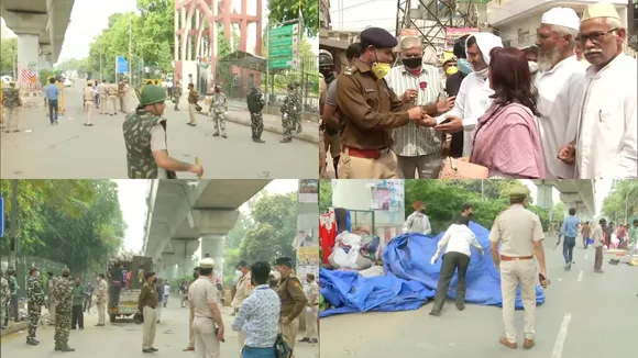 In Pics: Delhi Police Vacates Shaheen Bagh Amid Coronavirus Scare