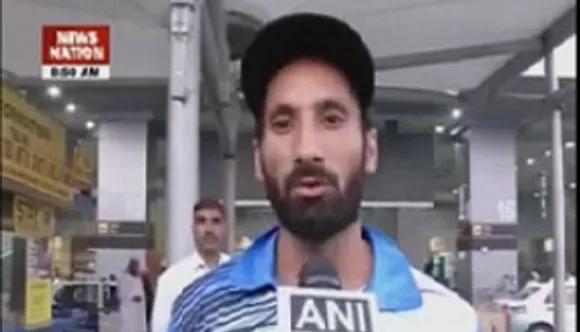 Victorious Indian hockey team returns home