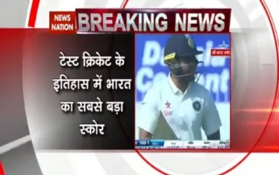 India vs England Chennai Test: India scores its highest ever Test total, Karun Nair hits triple century