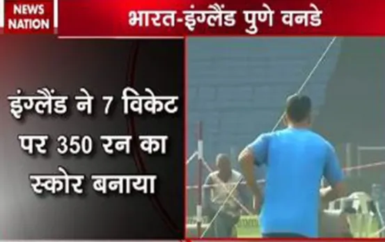 India v England first ODI: Stokes blitz powers visitors to 350