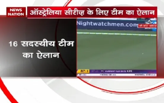 India vs Australia ODI: Umesh Yadav, Mohammed Shami back in 16-men squad