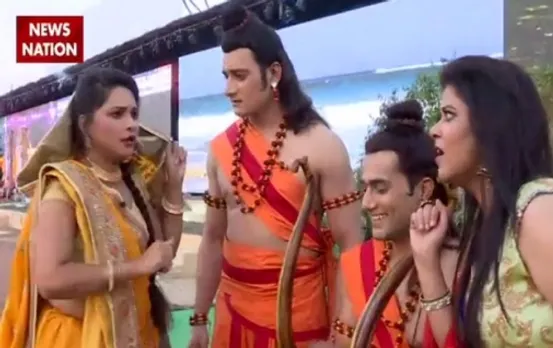 When Bhabijiyan meet Lord Ram and his brother Laxam