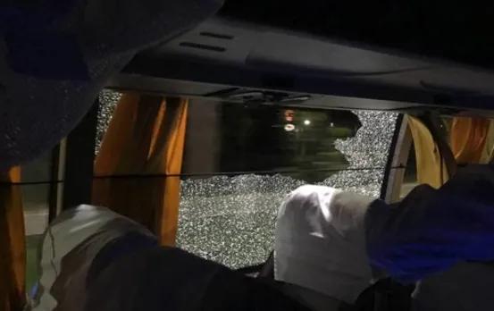 India vs Australia:  Stone thrown at Australian team bus after 2nd T20I