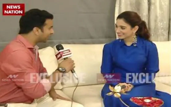 Film actress Tamanna Bhatia  on Diwali special