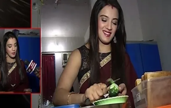 Exclusive: TV Actress Pari make healthy sandwich