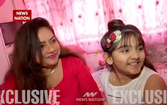 Child actress Arsheen Namdar celebrates Kiss Day with mother Anuradha Kanabar