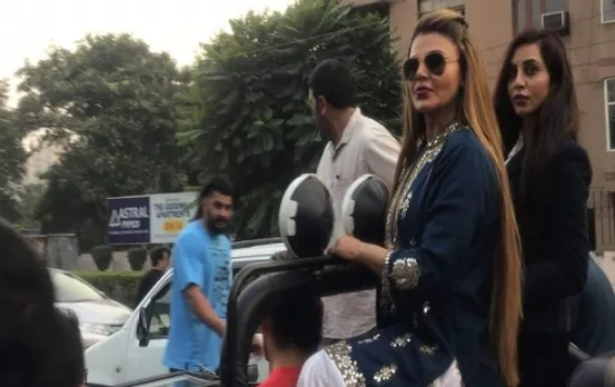 Rakhi Sawant challenges professional wrestler to bout, knocked out within minutes