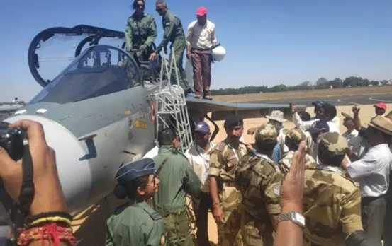Badminton player PV Sindhu flies Tejas at Aero India 2019 in Bengaluru
