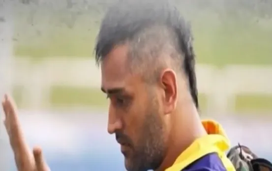 MS Dhoni's new hairstyle is trending on social media