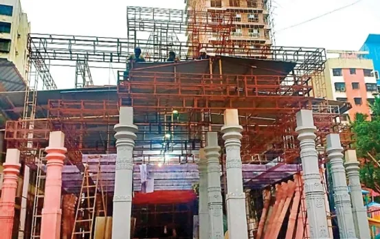 Ganesh Chaturthi: Ayodhyaâ€™s Ram Temple Pandal In Mumbai