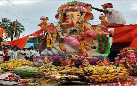 Ganesh Chaturthi: 23-Feet Tall Lord Ganesha Idol In Sarojini Nagar