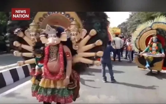 Deepotsava: Grand Religious Procession On Ayodhya Road