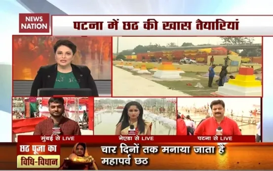 Chhath Puja Day 3: Devotees Gather At Ghats For â€˜Sandhya Arghyaâ€™