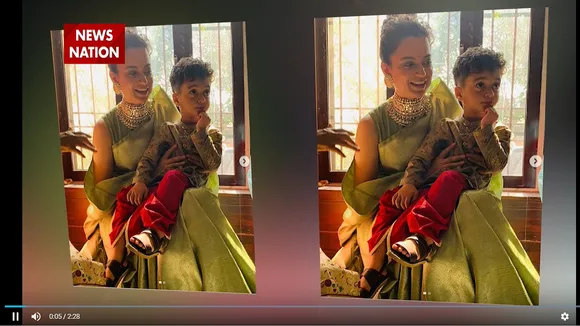 Kangana Ranaut shares wedding festivity pics on social media