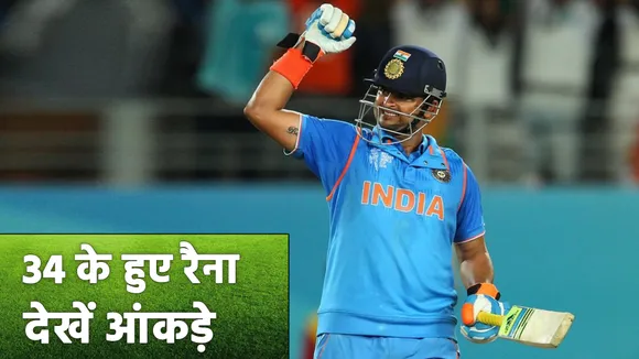 34th birthday of Suresh Raina, Know his records in Cricket history