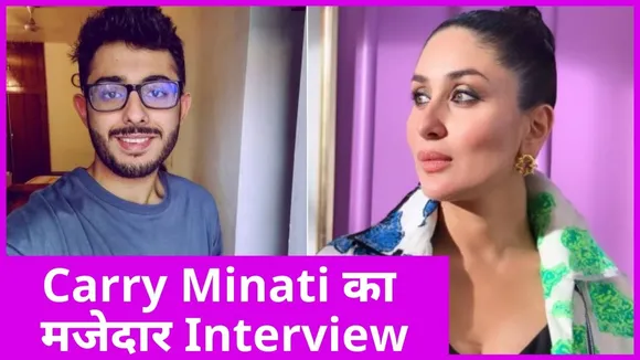 Carry Minati in Kareena Kapoor Khan's chat show 'What Women Want'