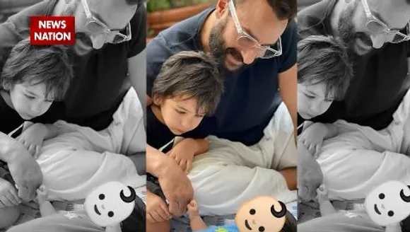 Kareena Kapoor uploaded picture of his younger son in social media