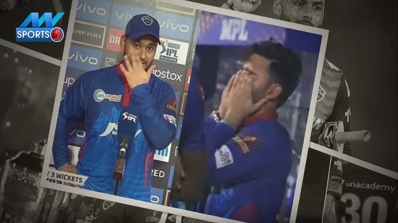 Pant cried like this after the match!
