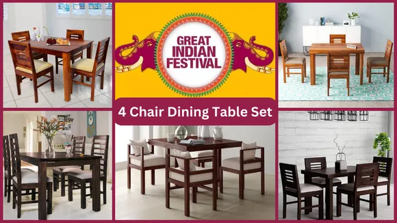 4 Chair Dining Table Set