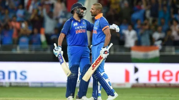 IND vs AUS Rohit Sharma Virat Kohli Shikhar Dhawan 