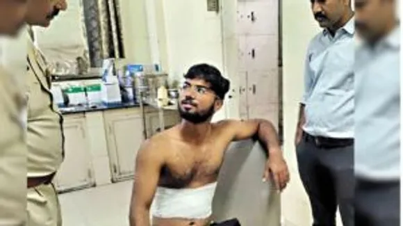 jaipur cctv footage of stabbing at rss kheer 