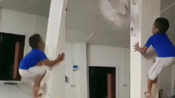 kids viral stunt video 