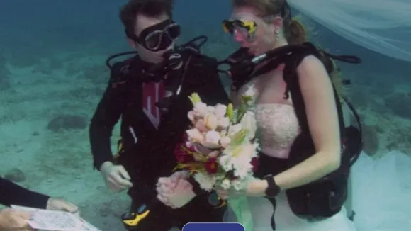 unique wedding under the sea