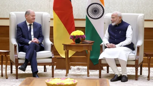 German Chancellor's visit to India
