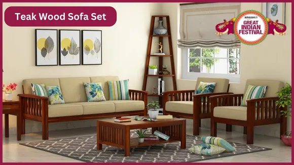 Teak Wood Sofa Set