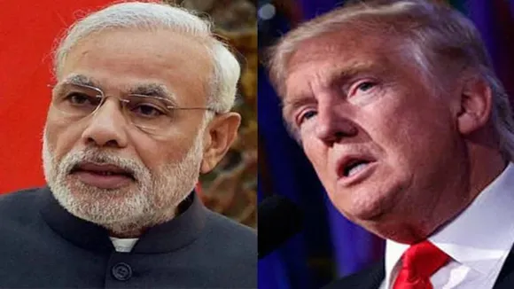 pm modi, tramp
