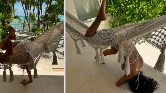 Mia Khalifa Fall Down during bikini Photoshoot See Viral Photos