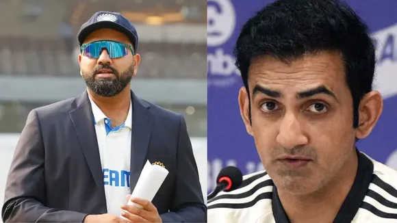 gautam gambhir rohit sharma ind vs aus