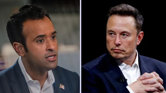 Vivek Ramaswamy and Elon Musk Dept of Efficiency in Donald Trump Administration 