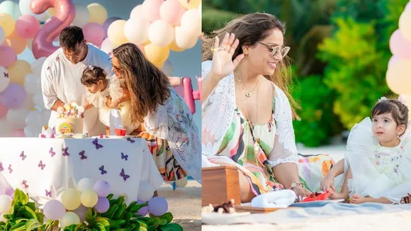 Bipasha Basu daughter Devi 2nd birthday party 