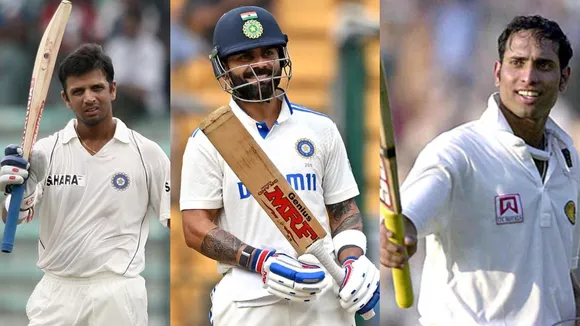 Virat Kohli -Rahul Dravid -VVS Laxman