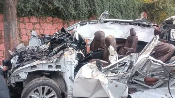 car and truck collision