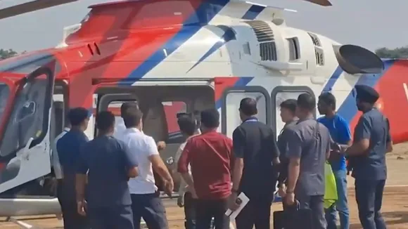 Rahul Gandhi Bag and Helicopter Checking after Amit Shah amid Maharashtra Election See VIDEO
