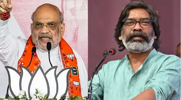 amit shah hemant soren