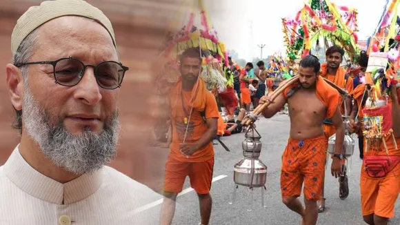 AIMIM Leader Shaukat Ali Comments on Kawad Yatra BJP Slams 