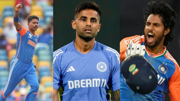 Tilak Varma Hardik Pandya Suryakumar Yadav 