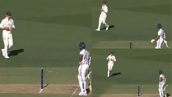 Yashasvi Jaiswal invited Marnus Labuschagne for run out but australian could not dare during 2nd day perth test IND vs AUS