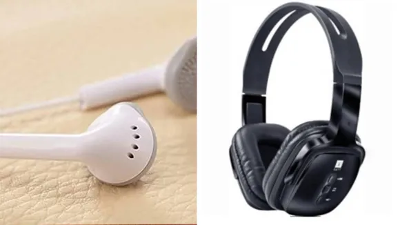 Earphones or headphones