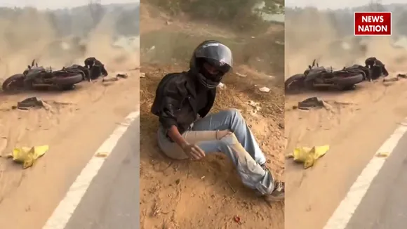 girl rider accident video