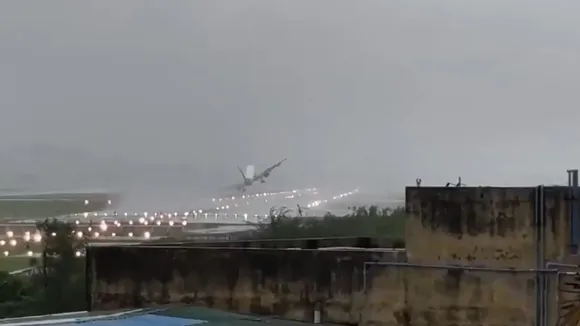 Indigo Flight Landing