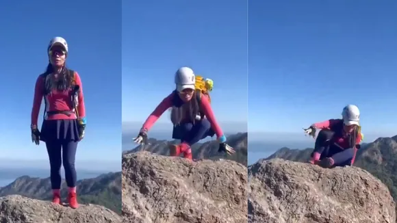 viral video mountain girl